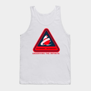 Astronomy Enthusiast: Observing the Infinite Astronomy Lover Tank Top